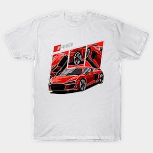 R8 v10 plus German Supercar T-Shirt